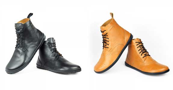 Links der Quintic in schwarz, rechts in cognacfarben.